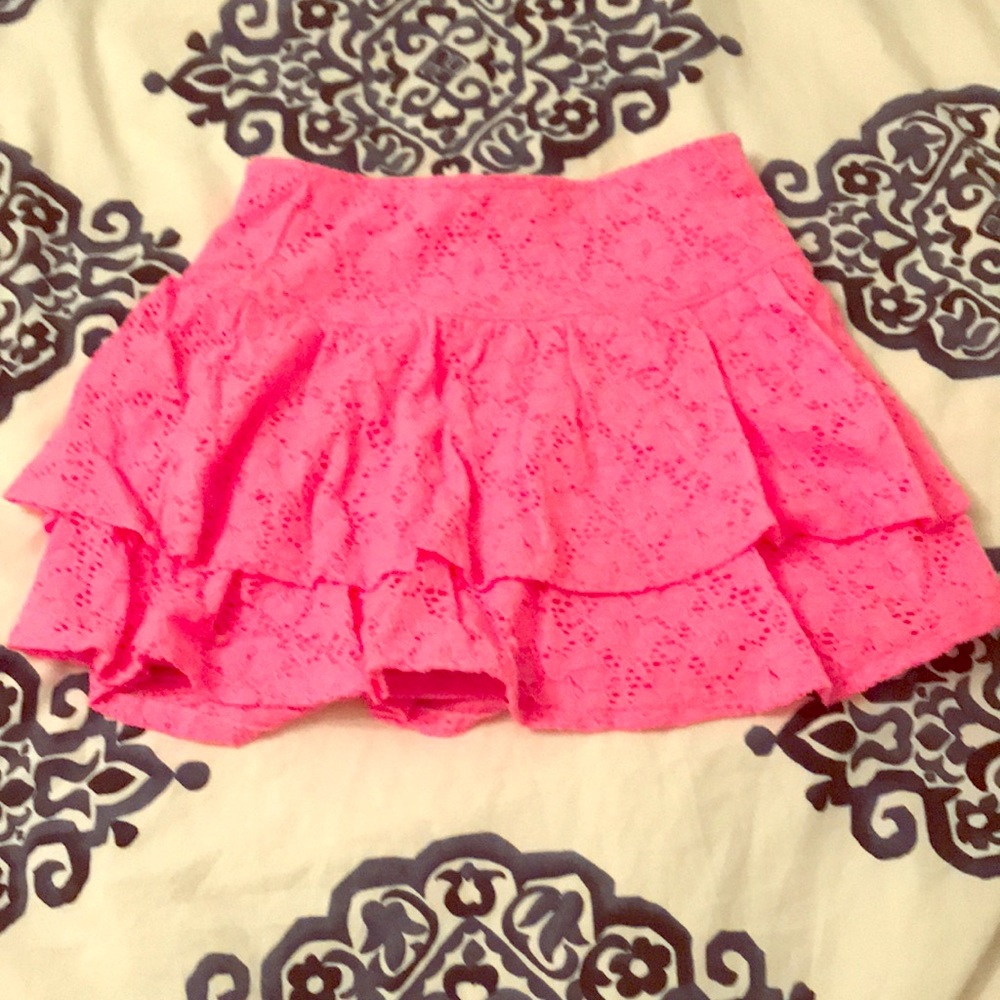 H&M hot pink girls skirt size 10-12